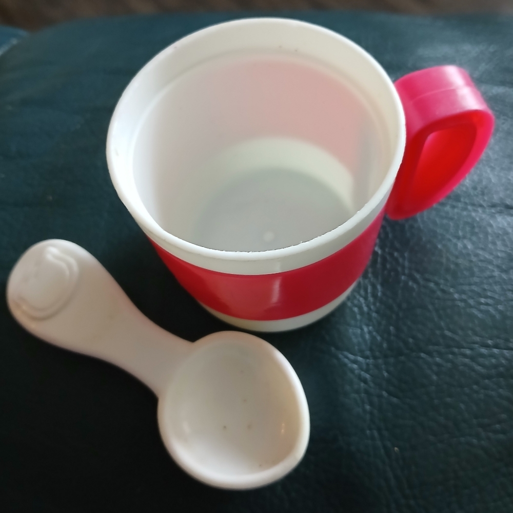 Vintage Mattel Doll Spoon and Cup Set